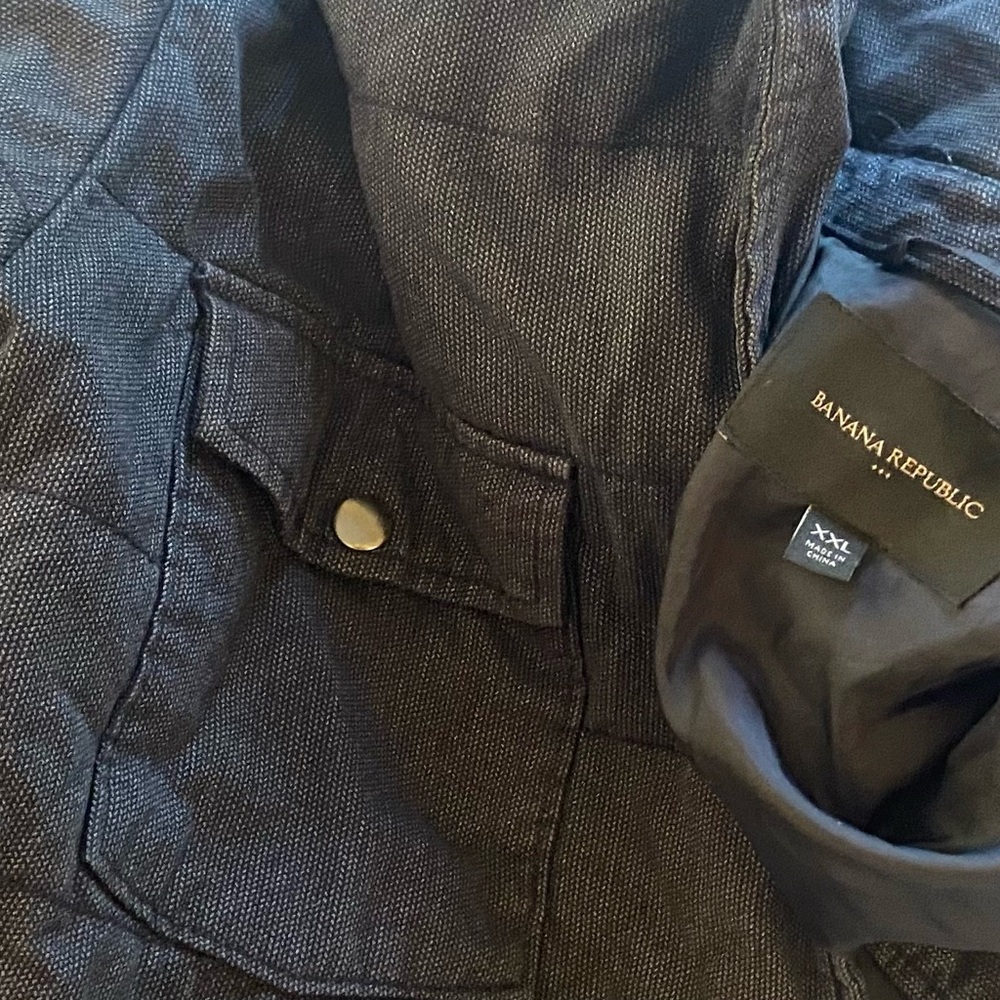 Banana Republic Quilted Jacket – Men's Size XL, Navy